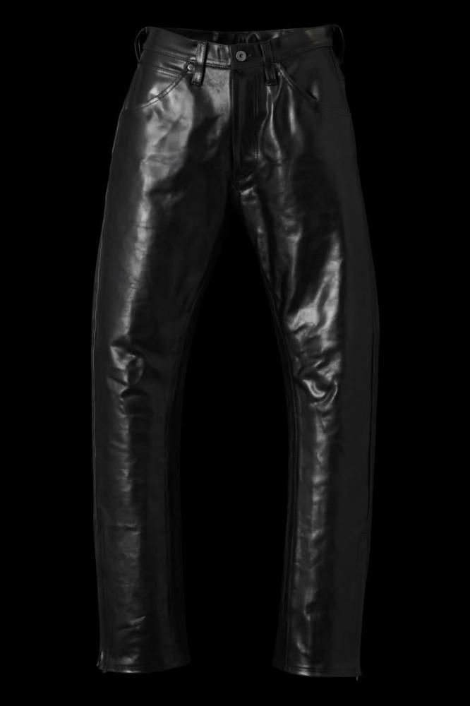 BEAMS + 27mm Mサイズ Horween Chromexce 茶芯 黒 HORWEEN CHROMEXCEL PANTS - BACKLASH公式オンラインストア
