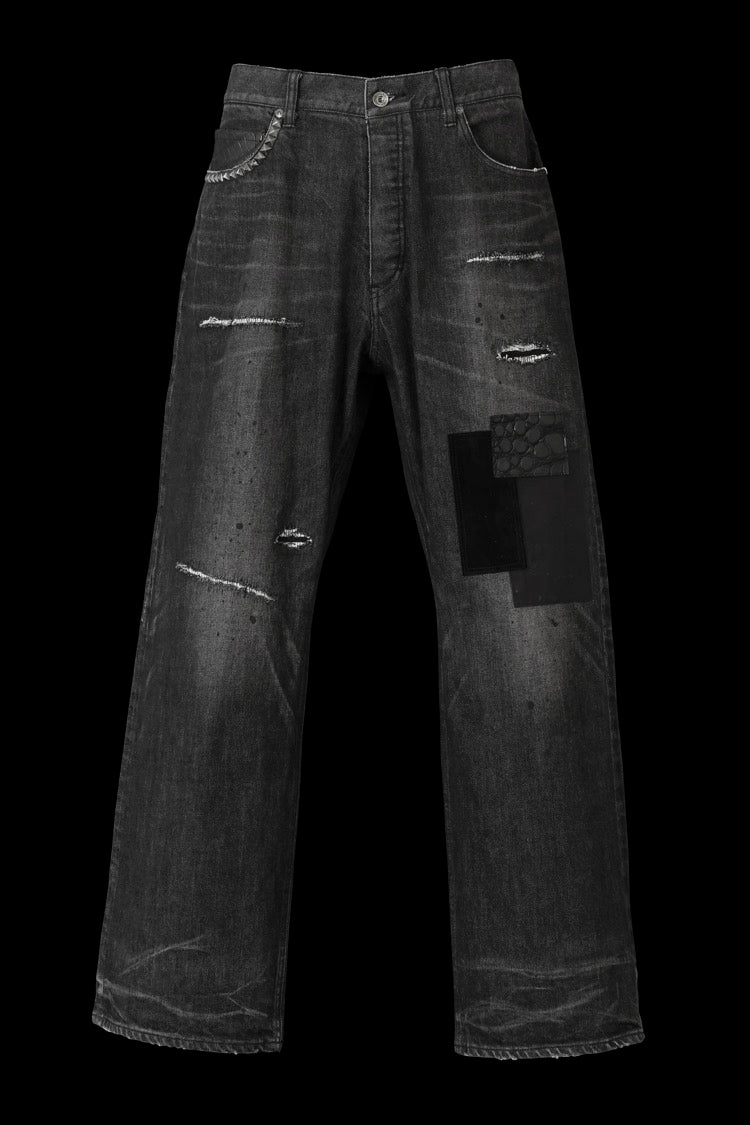 xx KOSUKE MATSUI THE DENIM STRETCH SELVEDGE DENIM LOOSE FLARE