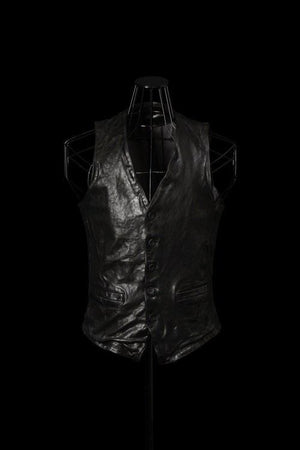 ITALY SHOULDER “GARMENT-DYED” VEST
