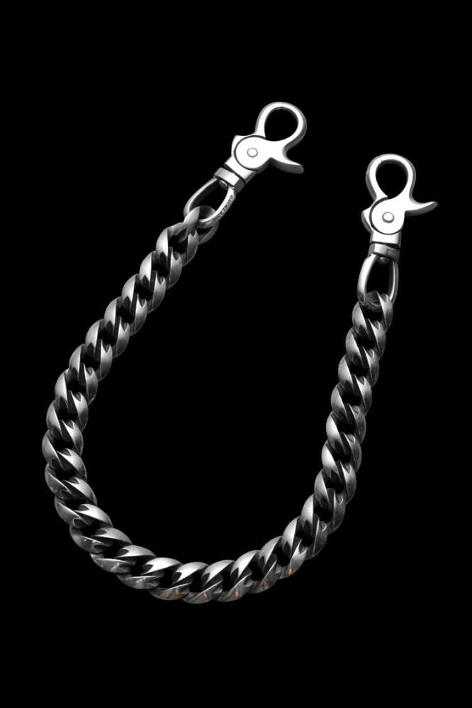 バックラッシュ　ダークグリーン レザー ウォレットチェーン SILVER925+RUBY CLASSIC WALLET-CHAIN - BACKLASH公式オンラインストア
