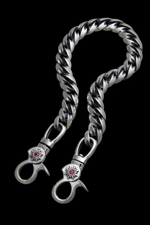 SILVER925+RUBY CLASSIC WALLET-CHAIN - BACKLASH公式オンラインストア