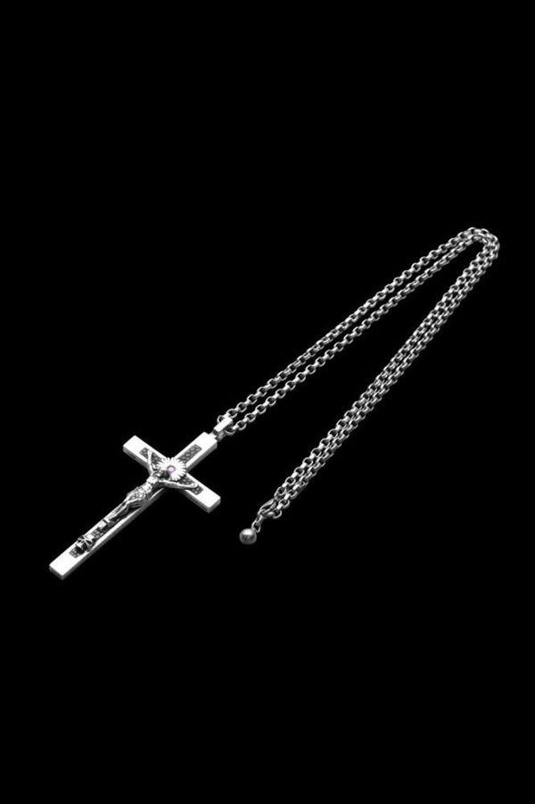 SILVER925+RUBY CLASSIC ROSARY