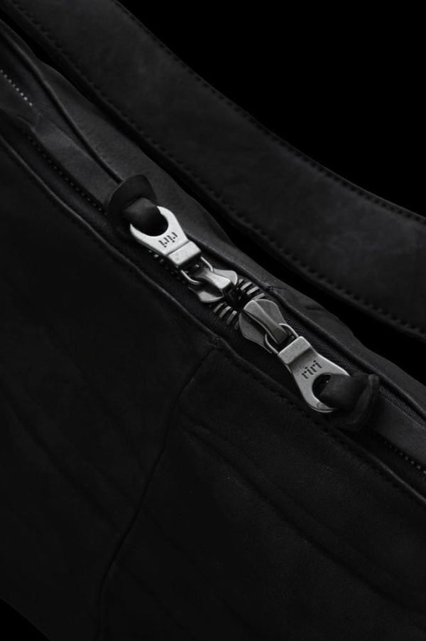 DOUBLE SHOULDER GARMENT-DYED SHOULDER BAG