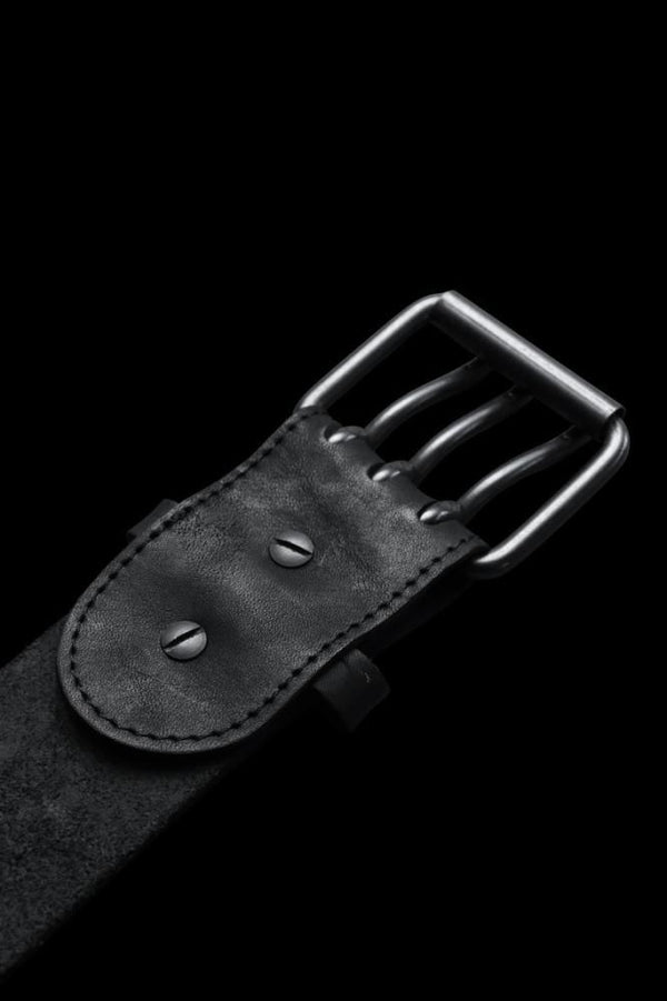 JP SHOULDER GARMENT-DYED 3PIN-BUCKLE BELT【50mm】