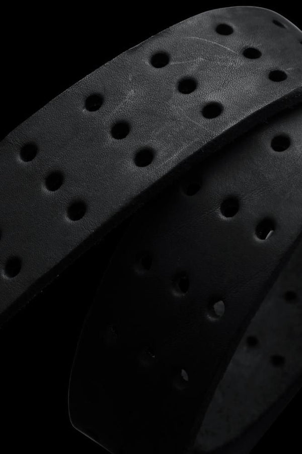 JP SHOULDER GARMENT-DYED 3PIN-BUCKLE BELT【50mm】