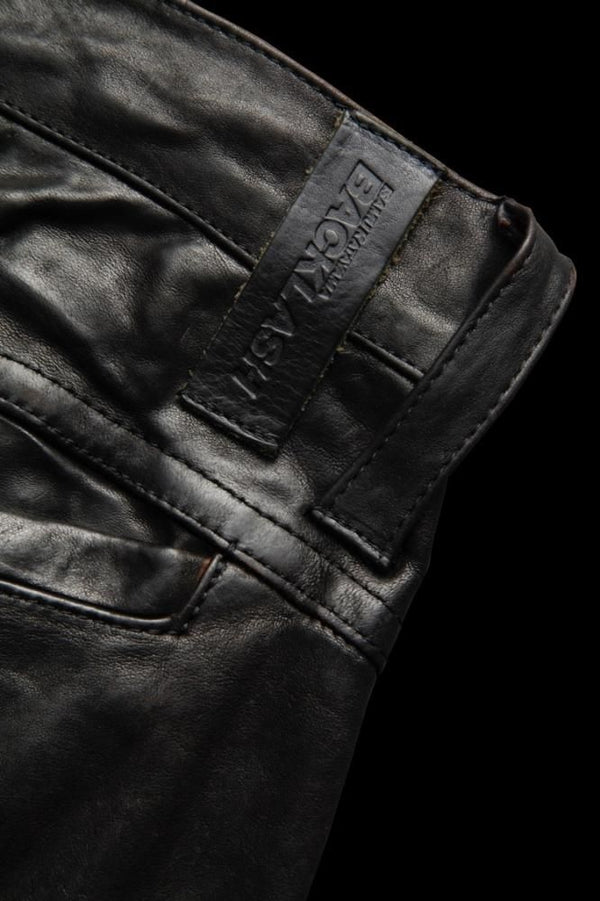 ITALY SHOULDER “GARMENT-DYED” PANTS