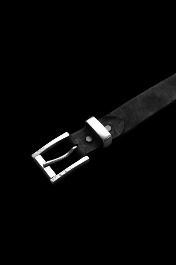 JP SHOULDER GARMENT-DYED ROLLER-BUCKLE BELT【35mm】