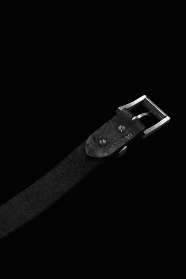 JP SHOULDER GARMENT-DYED ROLLER-BUCKLE BELT【35mm】