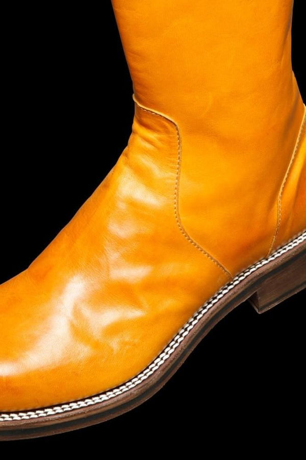 MARYAM HORSE VACHETTA SIDEZIP BOOTS
