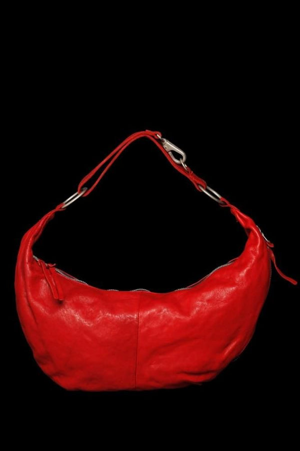 DOUBLE SHOULDER GARMENT-DYED SHOULDER BAG