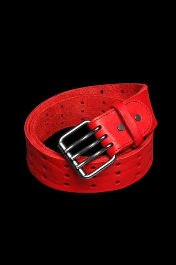 JP SHOULDER GARMENT-DYED 3PIN-BUCKLE BELT [50mm]
