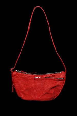 DOUBLE SHOULDER GARMENT-DYED SHOULDER BAG