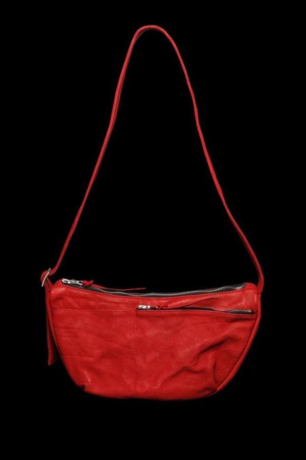 DOUBLE SHOULDER GARMENT-DYED SHOULDER BAG