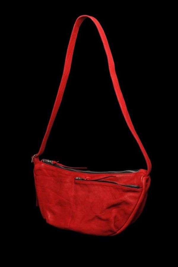 DOUBLE SHOULDER GARMENT-DYED SHOULDER BAG
