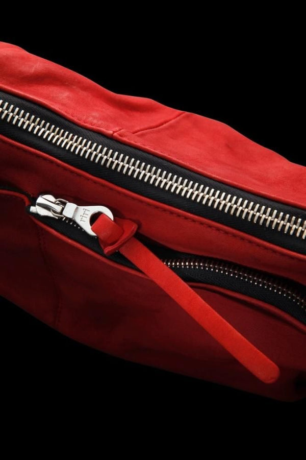 DOUBLE SHOULDER GARMENT-DYED SHOULDER BAG