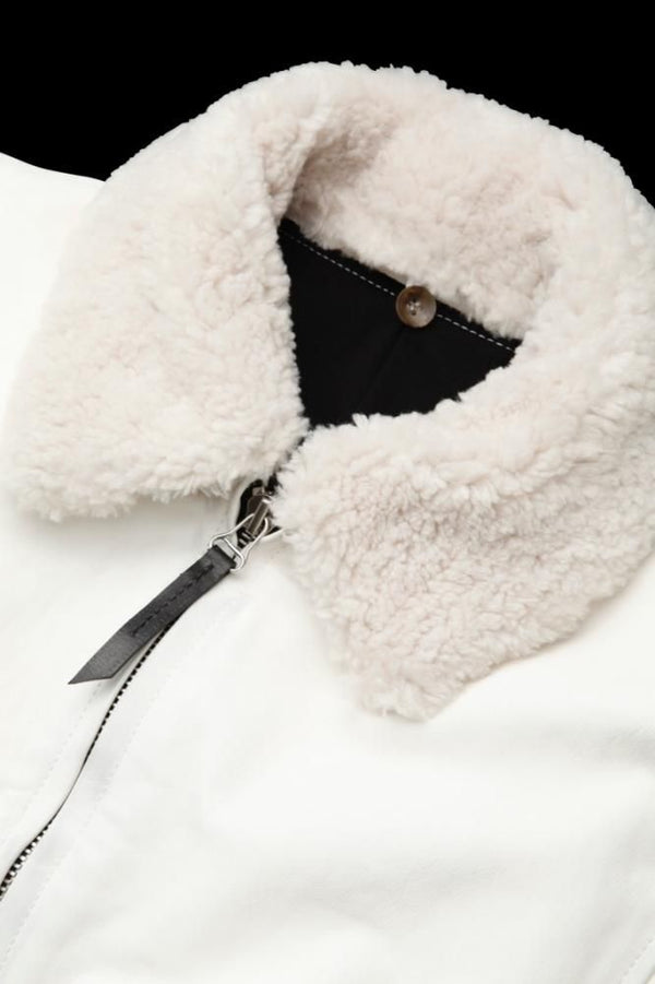 XX Yohji Yamamoto HORSE WET WHITE “GARMENT-VINTAGE AGING” G-1 FLIGHT JACKET
