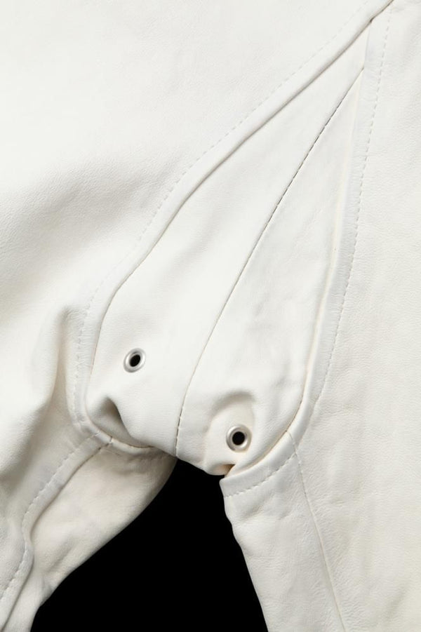 XX Yohji Yamamoto HORSE WET WHITE “GARMENT-VINTAGE AGING” G-1 FLIGHT JACKET