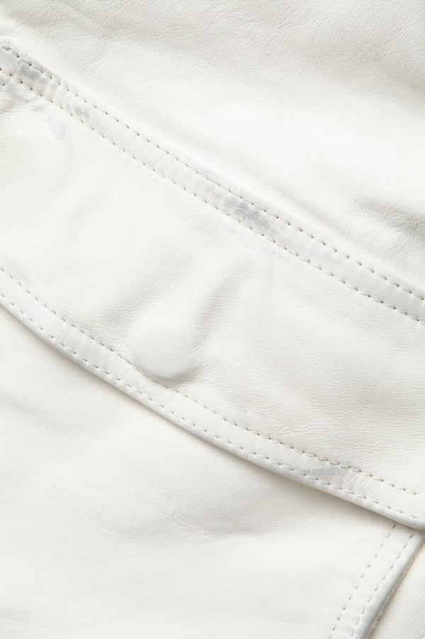 XX Yohji Yamamoto HORSE WET WHITE “GARMENT-VINTAGE AGING” G-1 FLIGHT JACKET