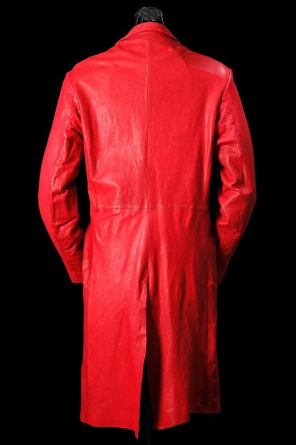 XX Yohji Yamamoto CALF WET WHITE COMMA 6 “GARMENT-DYED” CLASSIC Dr.COAT
