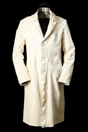 XX Yohji Yamamoto HORSE WET WHITE COMMA 6 “GARMENT-VINTAGE AGING” CLASSIC Dr.COAT