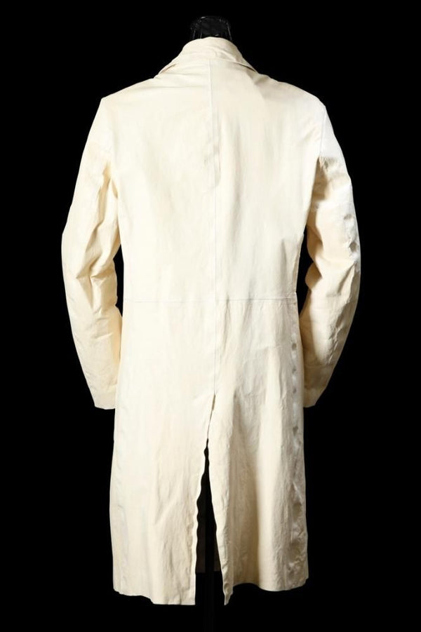 XX Yohji Yamamoto HORSE WET WHITE COMMA 6 “GARMENT-VINTAGE AGING” CLASSIC Dr.COAT