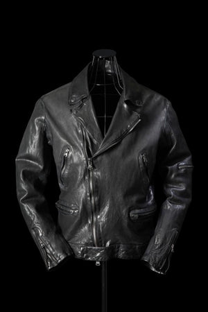 XX Yohji Yamamoto CALF “GARMENT-DYED” DOUBLE RIDERS
