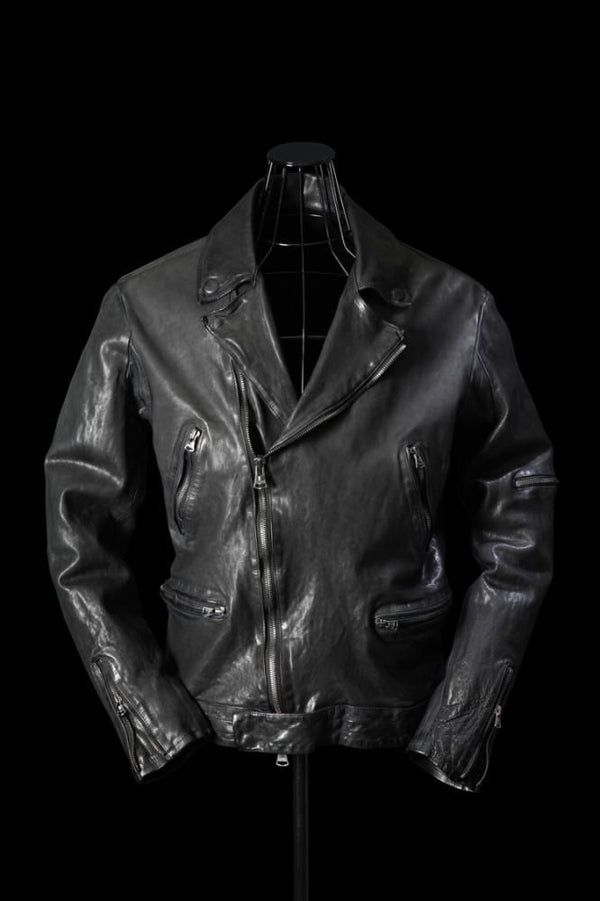 XX Yohji Yamamoto CALF “GARMENT-DYED” DOUBLE RIDERS