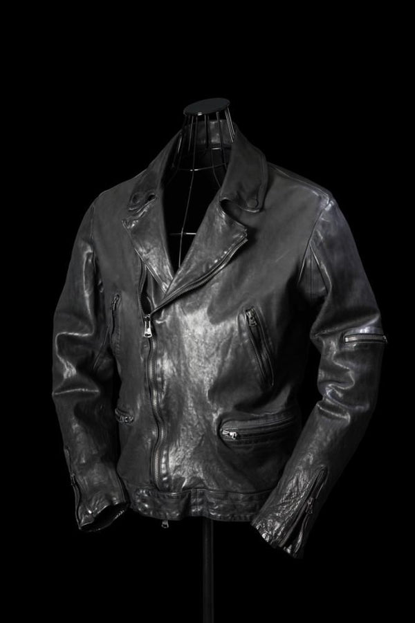 XX Yohji Yamamoto CALF “GARMENT-DYED” DOUBLE RIDERS