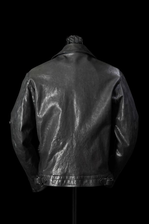 XX Yohji Yamamoto CALF “GARMENT-DYED” DOUBLE RIDERS