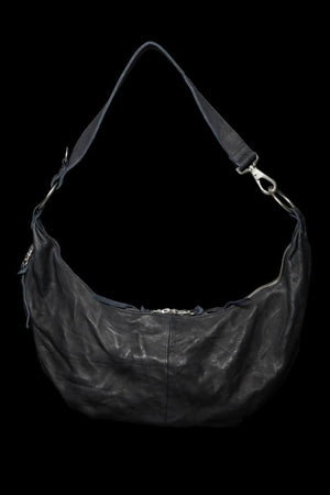 DOUBLE SHOULDER GARMENT-DYED SHOULDER BAG
