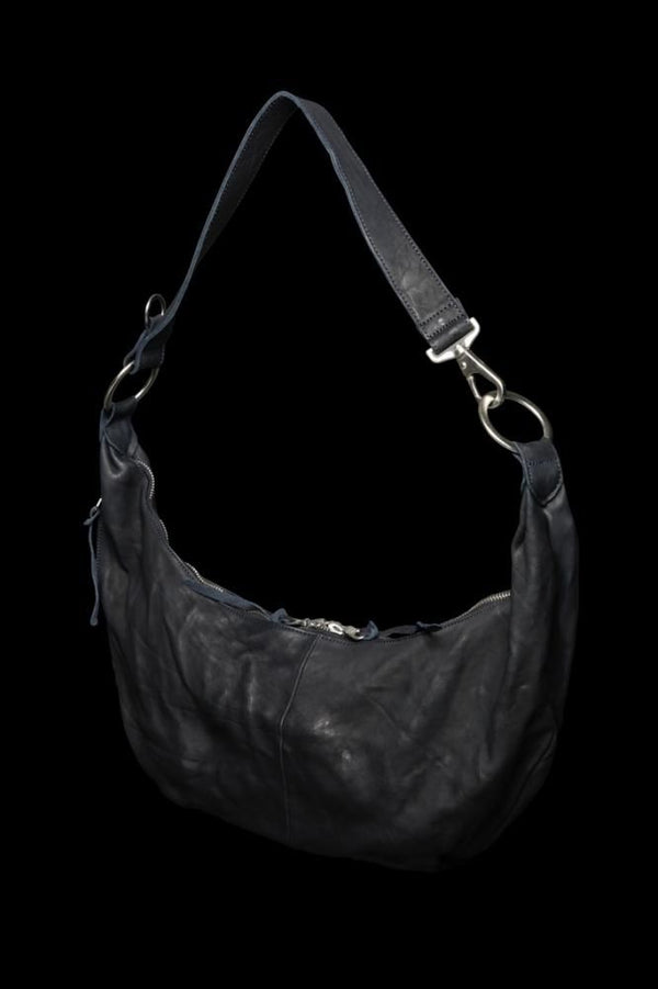 DOUBLE SHOULDER GARMENT-DYED SHOULDER BAG