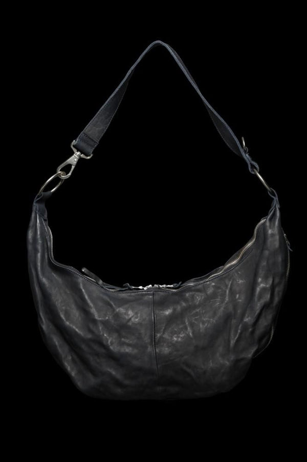 DOUBLE SHOULDER GARMENT-DYED SHOULDER BAG