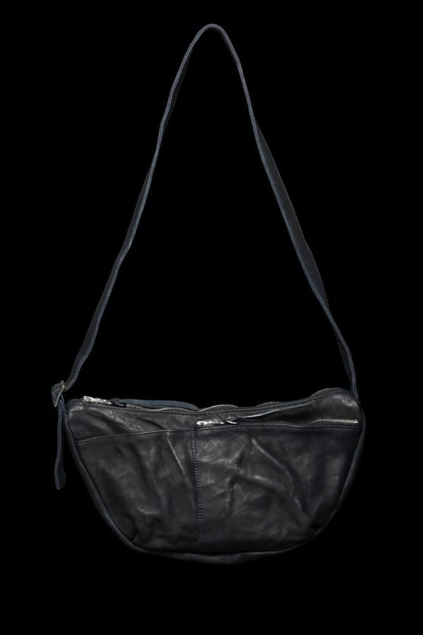 DOUBLE SHOULDER GARMENT-DYED SHOULDER BAG