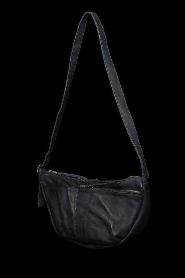 DOUBLE SHOULDER GARMENT-DYED SHOULDER BAG