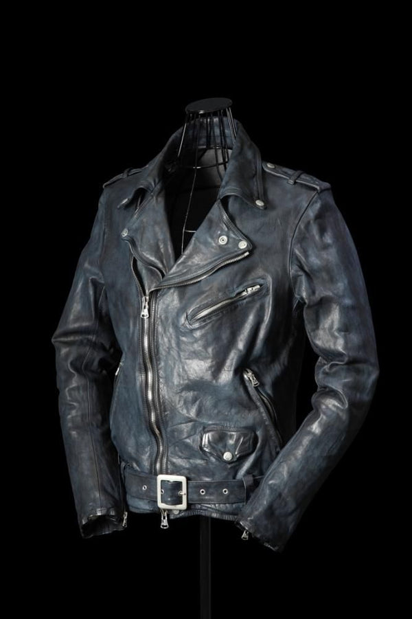 XX Yohji Yamamoto JAPAN CALF “GARMENT+SPRAY-DYED” HAND FINISH DOUBLE RIDERS