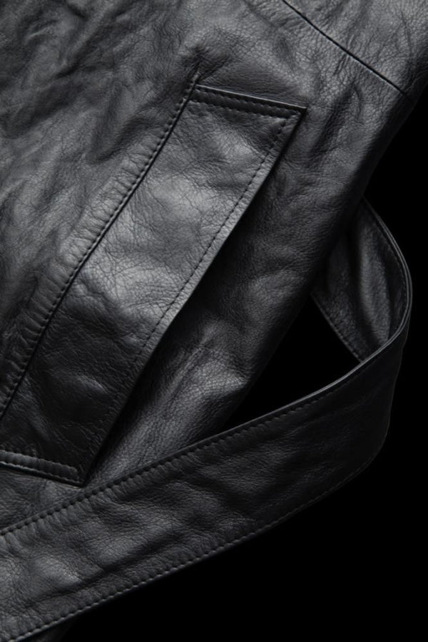 XX Yohji Yamamoto TURKEY STEER “GARMENT-WASH” HOODIE COAT