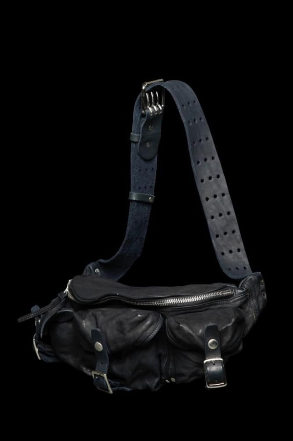 DOUBLE SHOULDER GARMENT-DYED 3PIN-BELT SHOULDER BAG