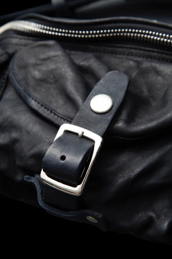 DOUBLE SHOULDER GARMENT-DYED 3PIN-BELT SHOULDER BAG