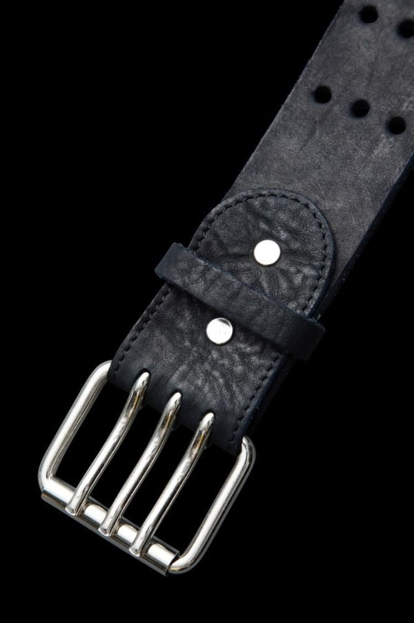 JP SHOULDER GARMENT-DYED 3PIN-BUCKLE BELT【50mm】