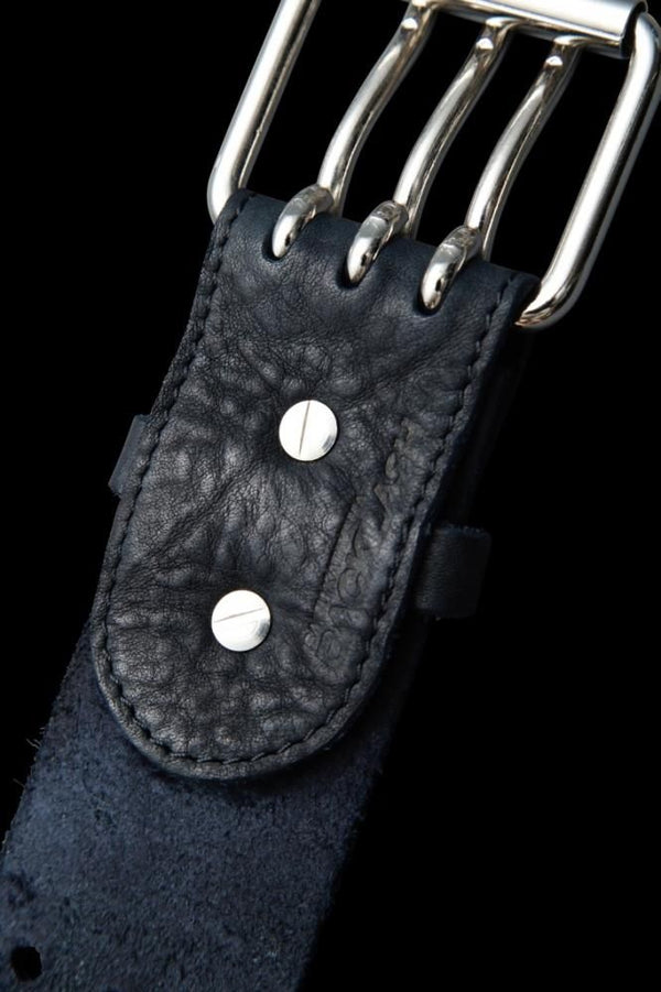 JP SHOULDER GARMENT-DYED 3PIN-BUCKLE BELT【50mm】
