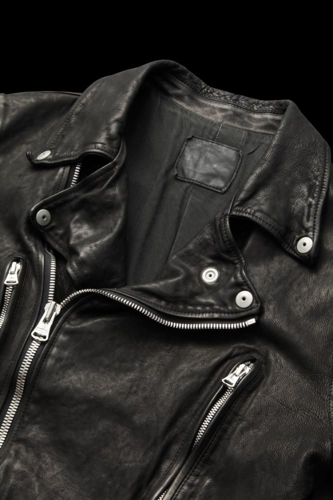JAPAN CALF NATURAL DYED “GARMENT-WASH” DOUBLE RIDERS - BACKLASH