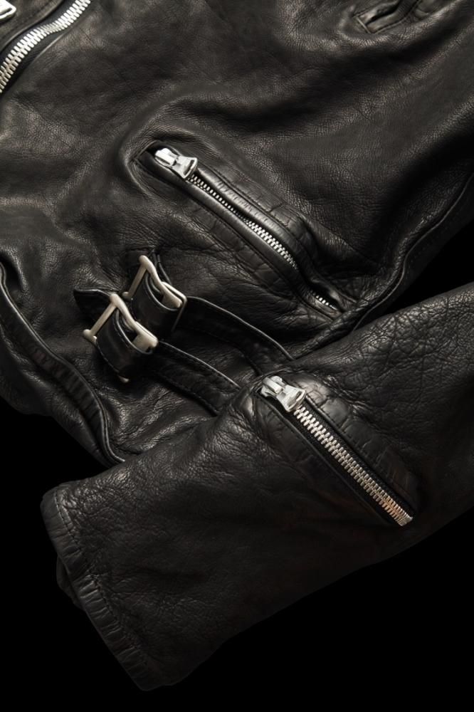 JAPAN CALF NATURAL DYED “GARMENT-WASH” DOUBLE RIDERS - BACKLASH