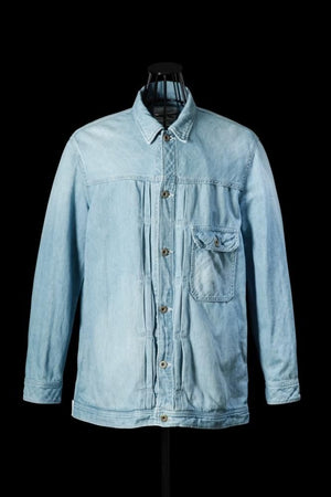 COTTON-LINEN DENIM OVERFITTING G-JACKET