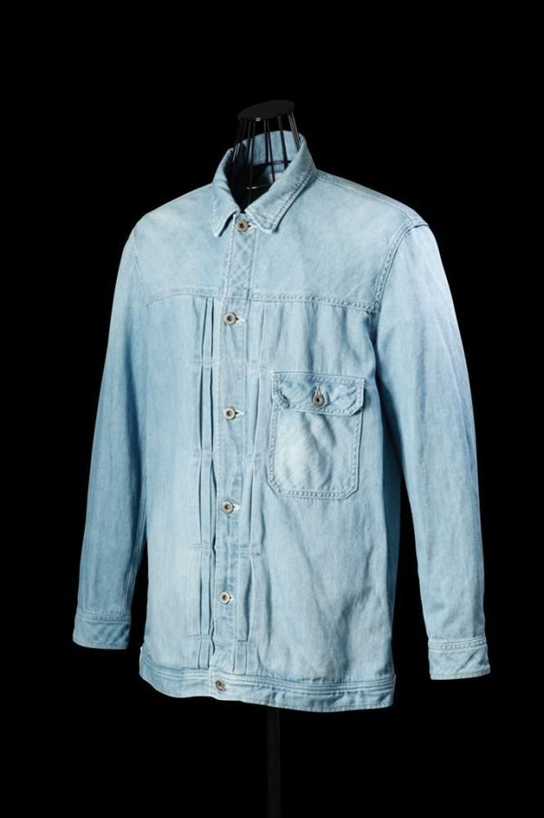 COTTON-LINEN DENIM OVERFITTING G-JACKET