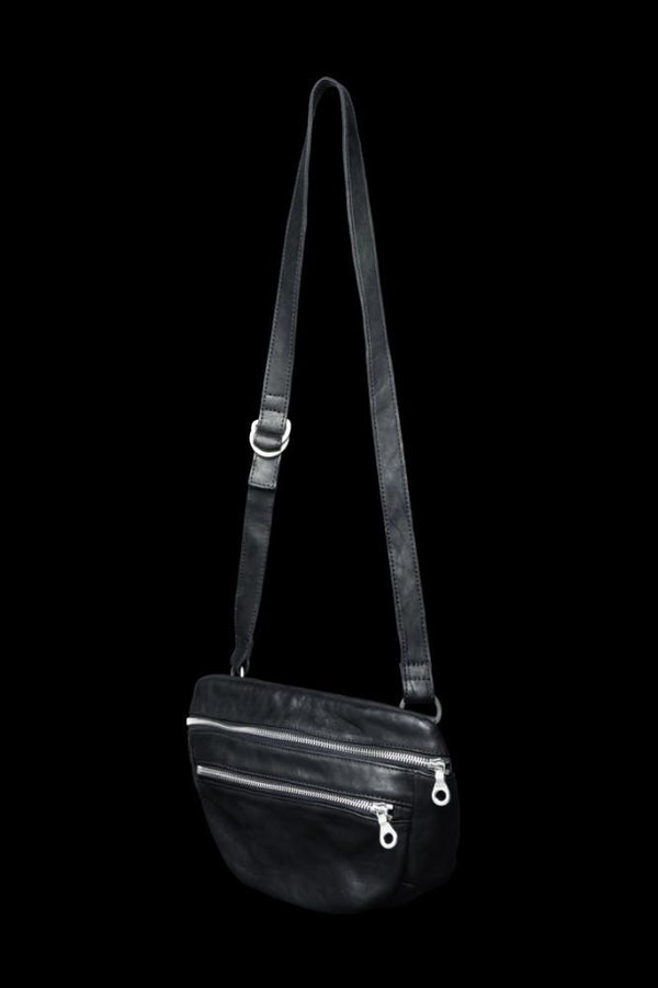 DOUBLE SHOULDER GARMENT-DYED BELT BAG