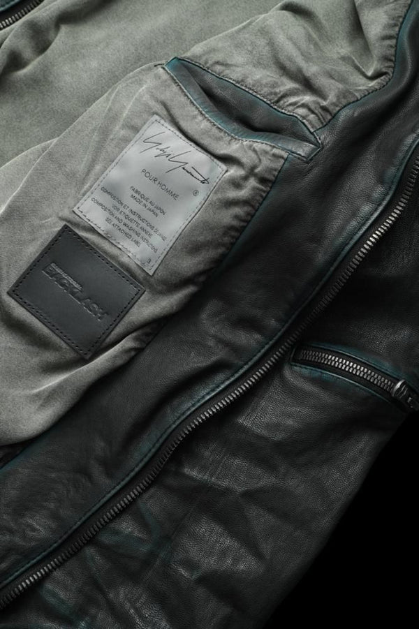 XX Yohji Yamamoto “GARMENT+SPRAY-DYED” ZIPPER JACKET