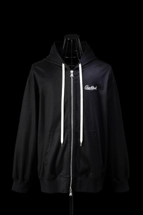 MODAL COTTON JERSEY ZIP-UP HOODIE