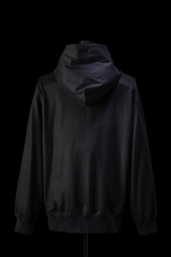 MODAL COTTON JERSEY ZIP-UP HOODIE