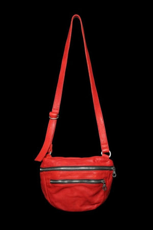 DOUBLE SHOULDER GARMENT-DYED BELT BAG