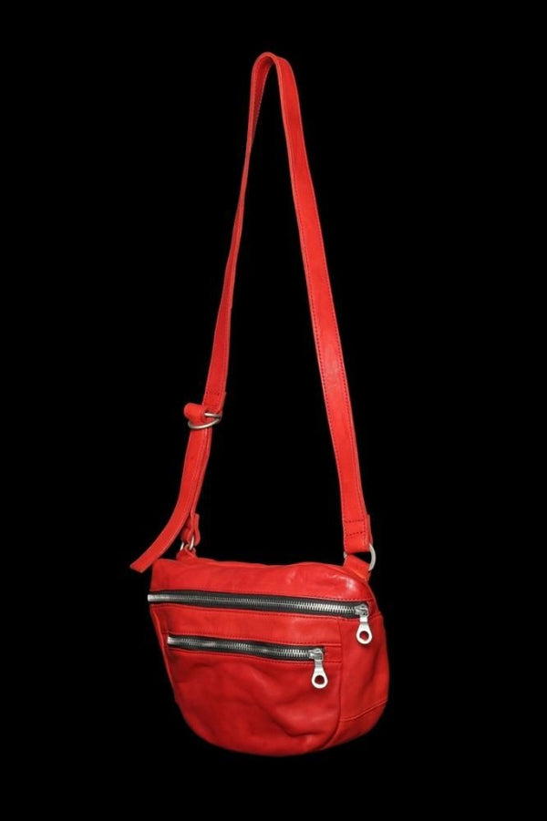 DOUBLE SHOULDER GARMENT-DYED BELT BAG